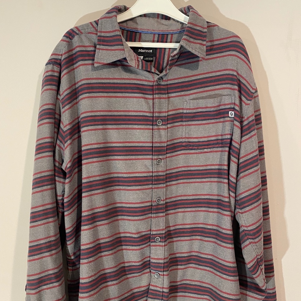 Marmot Large Fleece Button Up Shirt